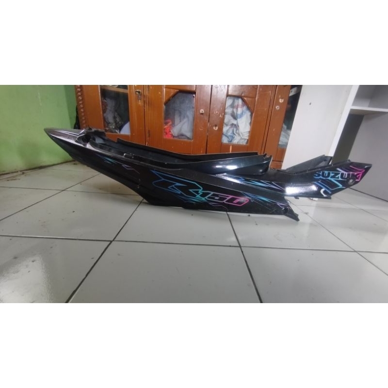 body bekas satria fu facelift original copotan + legsil