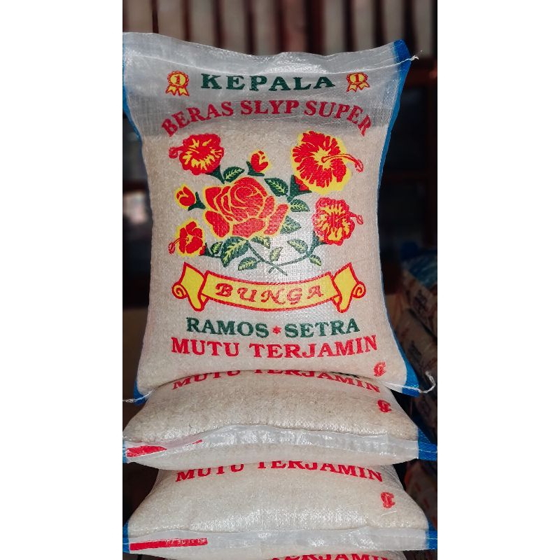 beras cap bunga mawar ramos setra pulen enak