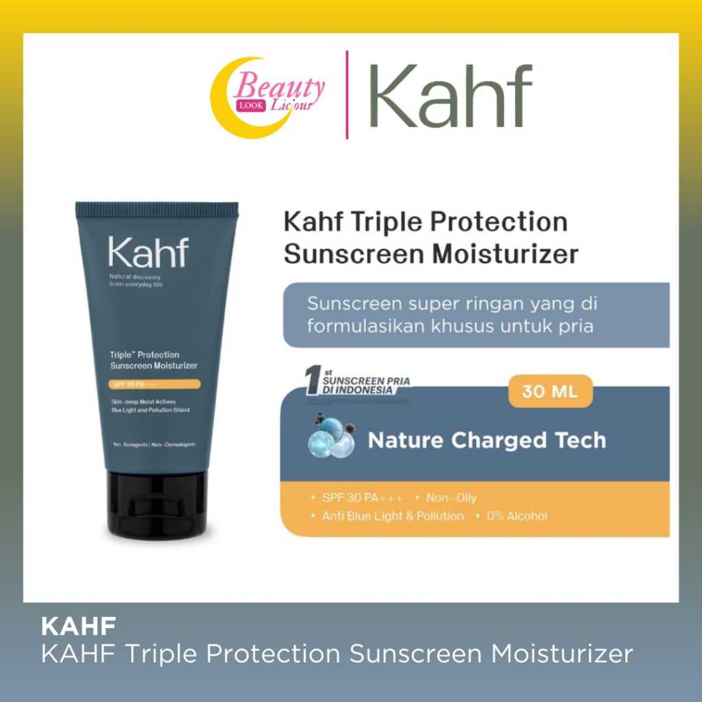 kahf sunscreen moisturizer 30ml / sunscreen kahf