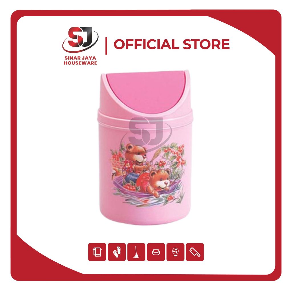 Tong Sampah Mini / Tempat Sampah Mini / Clean Pal 1,2 LT C-36 Lion Star
