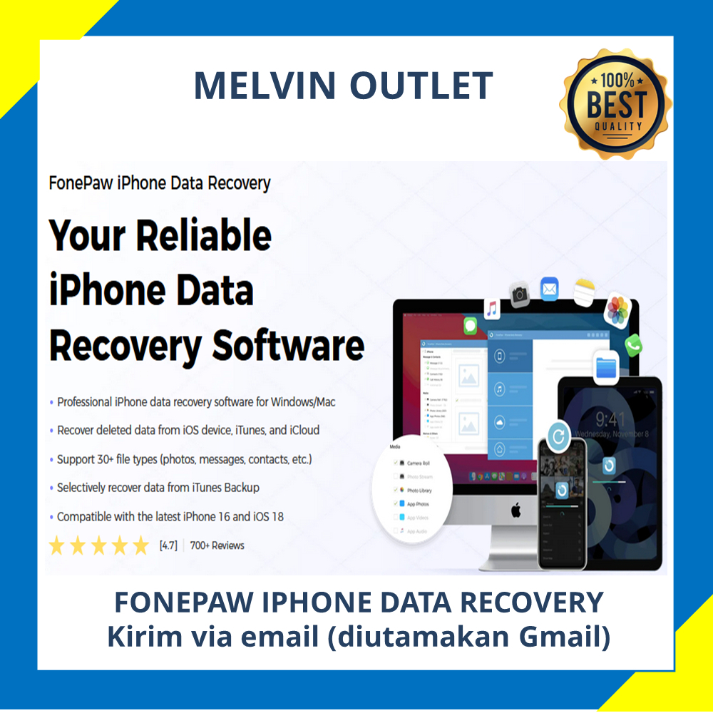 FONEPAW IPHONE DATA RECOVERY - PULIHKAN DATA IPHONE | IPAD | IOS
