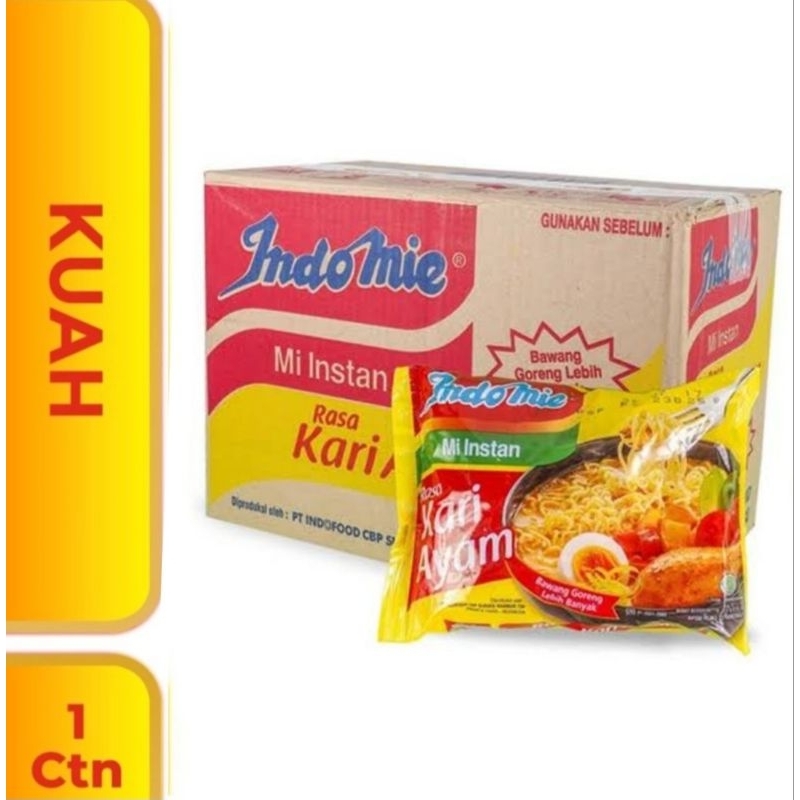 

INDOMIE KARI AYAM KARTONAN / 1 DUS