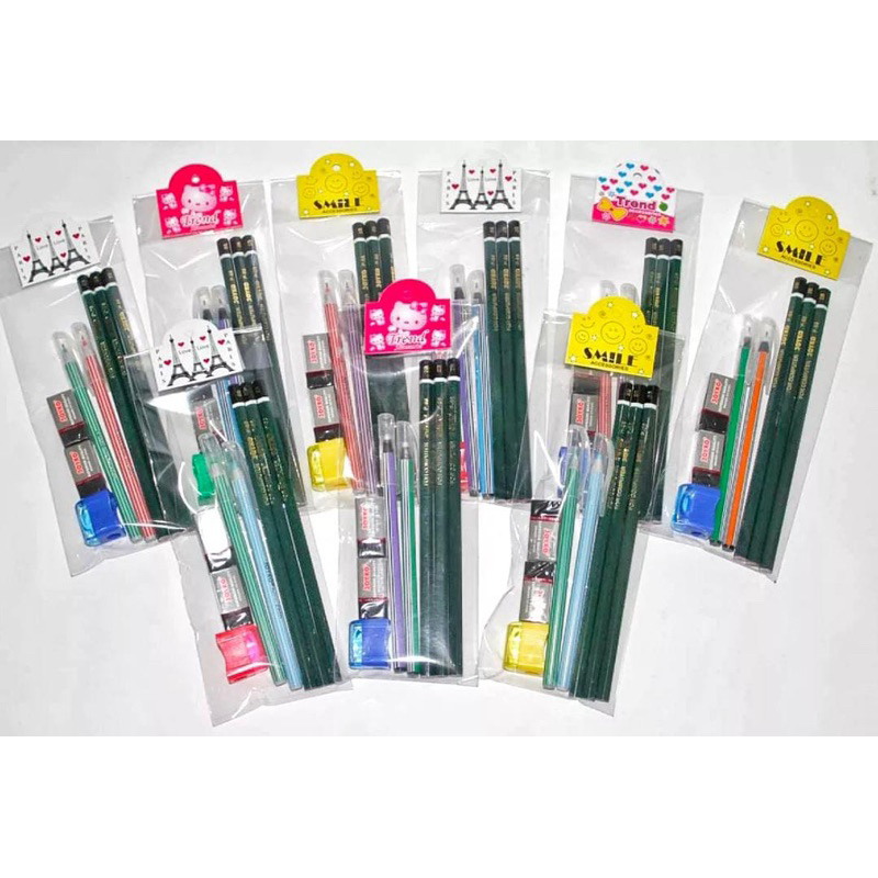

PROMO Paket Alat Tulis Joyko 8in1 alat tulis sekolah pensil pulpen penghapus serutan berkualitas