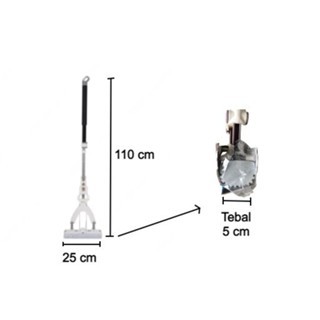 PVA MOP Beige Proclean Alat Pel Busa+Pemeras | Alat Kebersihan Mop