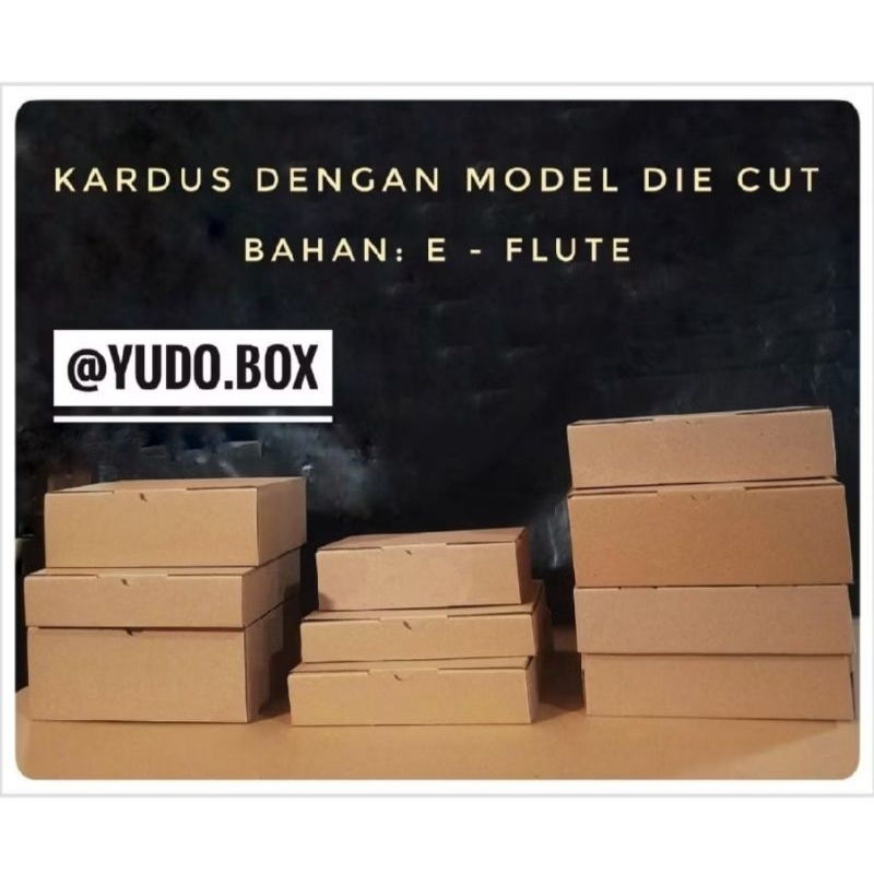

Box Model Diecut Bahan E-Flute link Custom