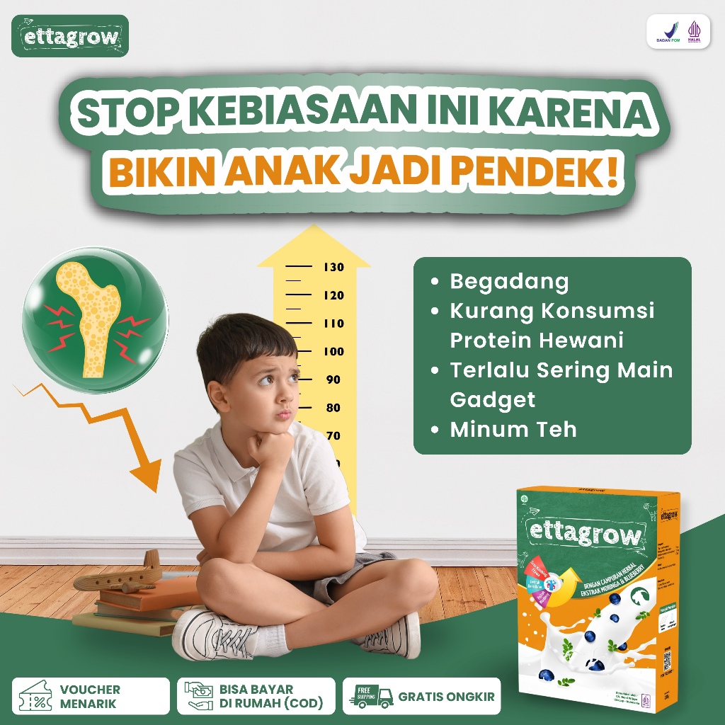 

ETTAGROW Susu Kambing Premium Pilihan Cerdas Untuk si Kecil yang Tinggi Maksimal