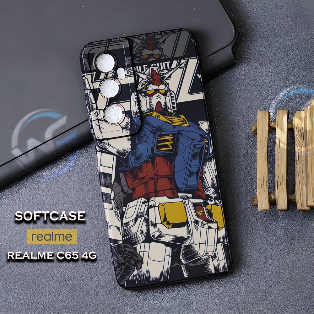 [W20] SOFTCASE REALME C65 4G | MOTIF ROBOT PREMIUM | Casing Keren Murah Lucu Realme C65 | Warung Cas