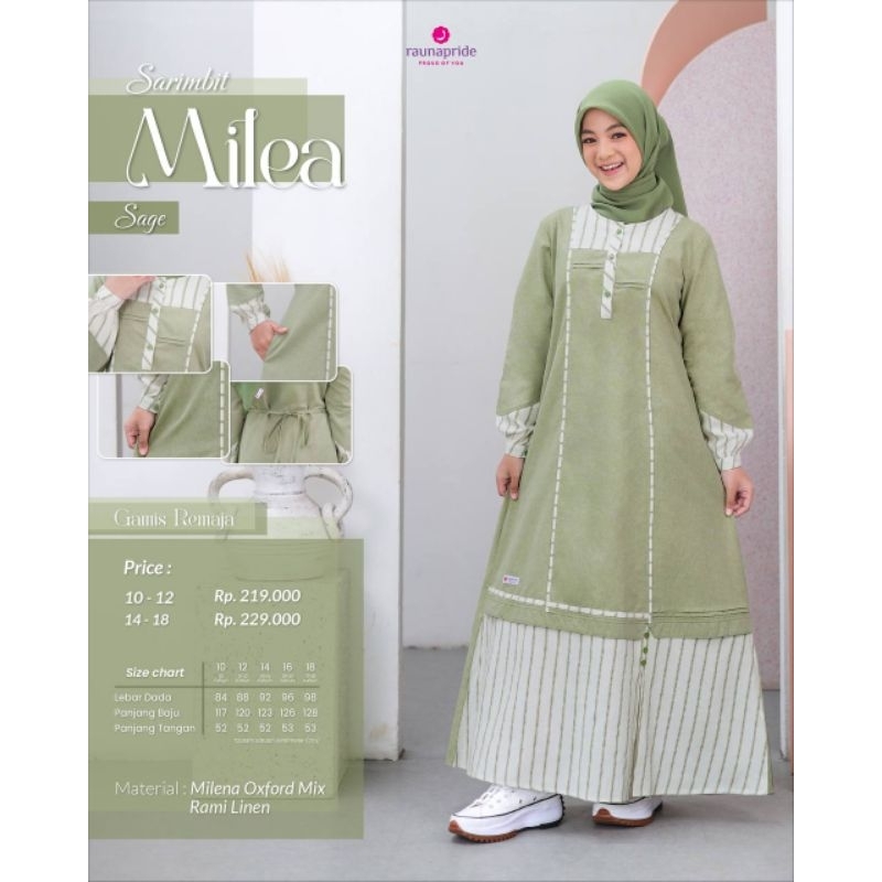 RRF GAMIS ANAK REMAJA RAUNA SIZE 14 - GAMIS ANAK REMAJA - GAMIS REMAJA TERBARU - GAMIS RAUNA