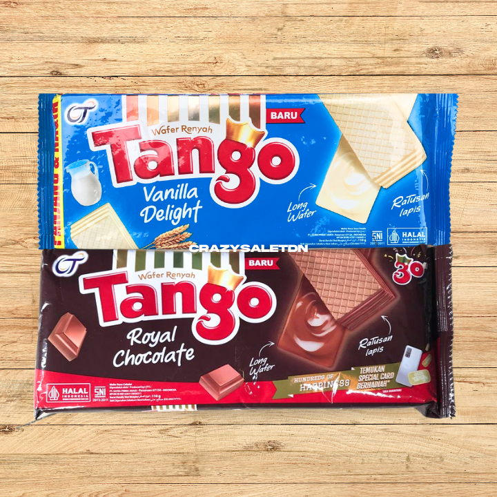 

[CRAZY SALE] WAFER TANGO VANILLA CHOCOLATE 110GR MURAH