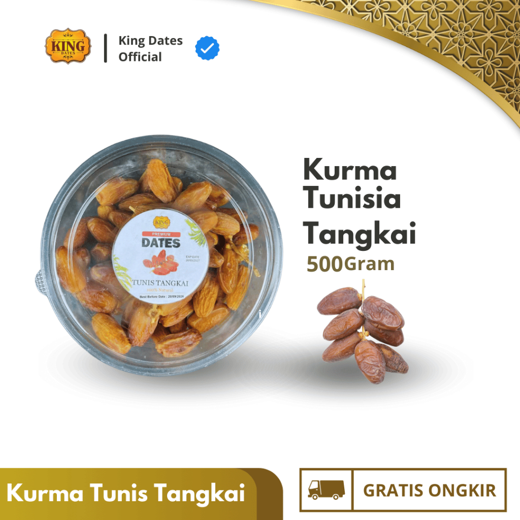 

Kurma Tunisia Tangkai 500gram