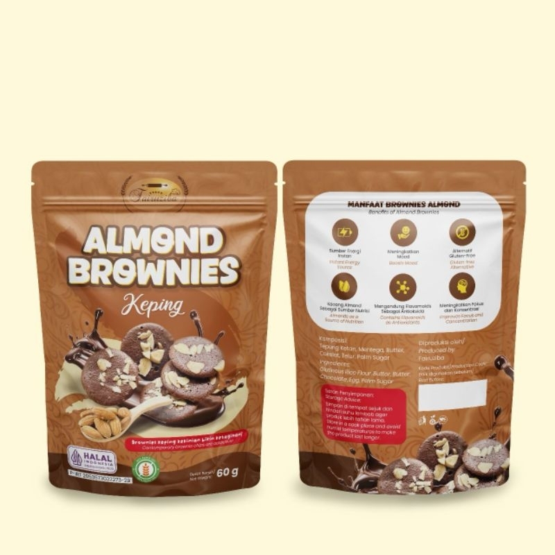 

Almond Brownies keping (Gluten Free)