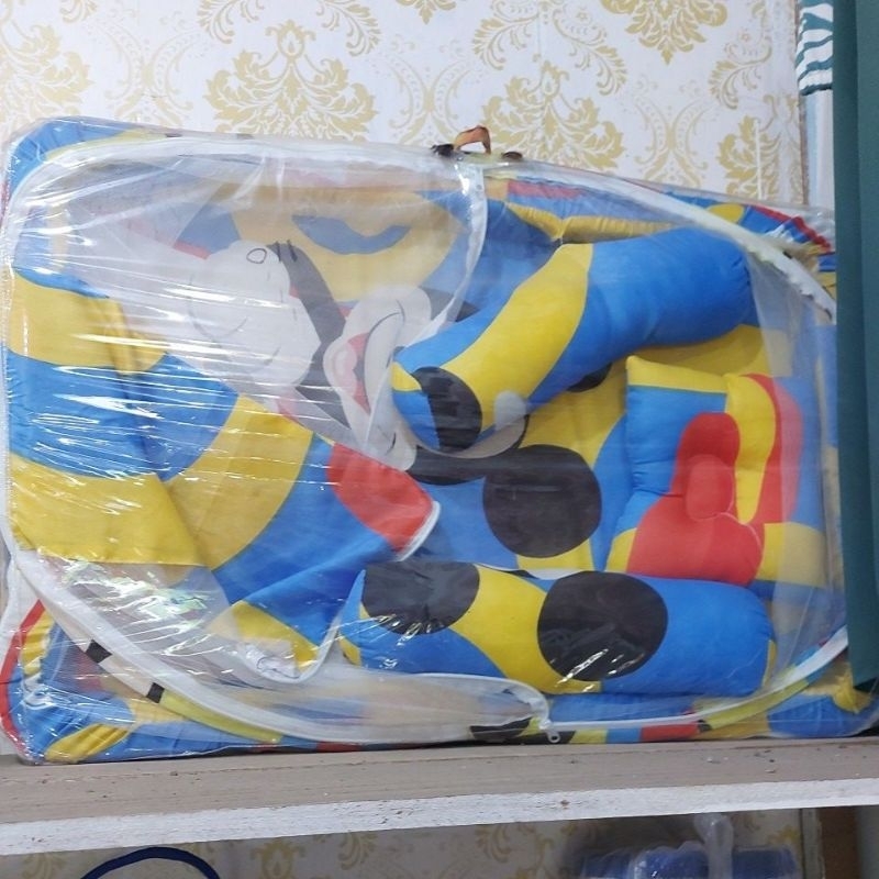 Awet Tilam - Kasur Kelambu Bayi Set Bantal Guling