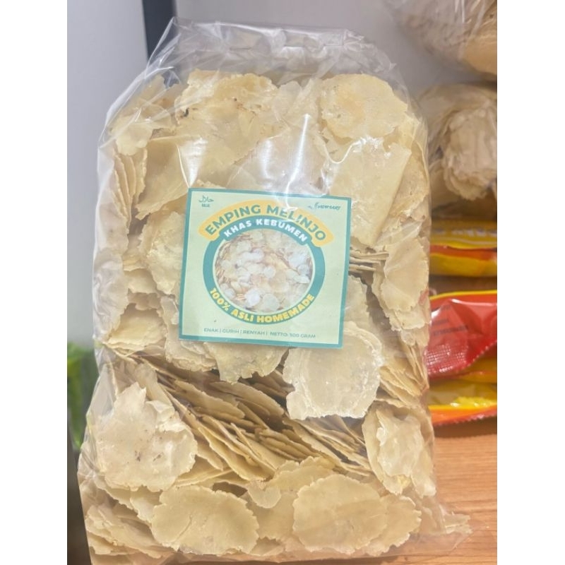 

✔ Emping Melinjo/Blinjo Super Grade A Premium Khas Kebumen 500g