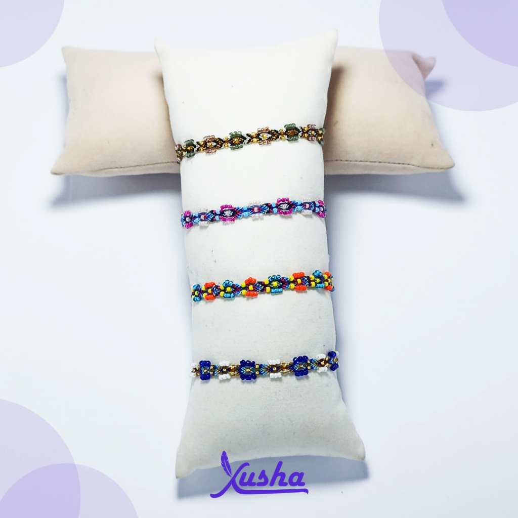 Xusha Dhara - Gelang Monte Handmade, Aksesoris Gelang Tangan Cantik untuk Perempuan