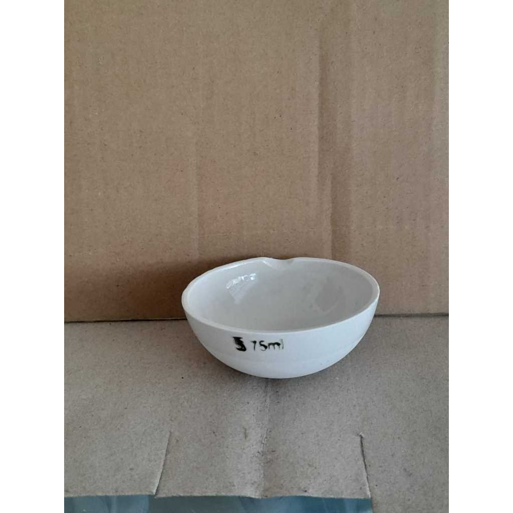 Cawan Porselin / porselin 75ml | Evaporating Dish Porcelain | Penguap