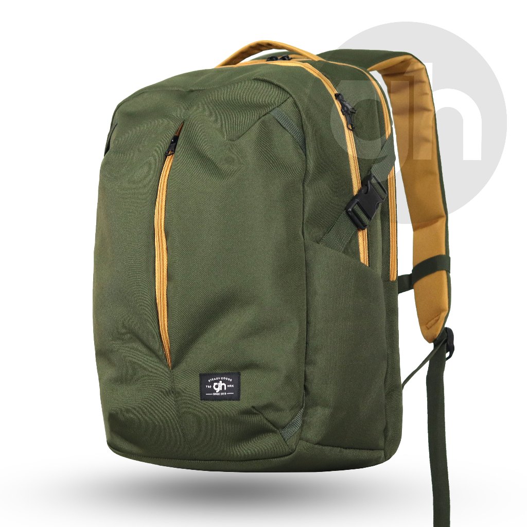 GH-Bag DELTA Backpack Ransel Sekolah Kuliah Kerja Tas Travelling Laptop 15,6" Inch