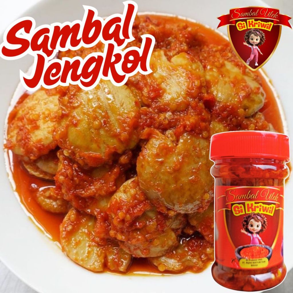 

Sambal Jengkol Premium Super Empuk Pedas Nampol Nikmat Ngepol