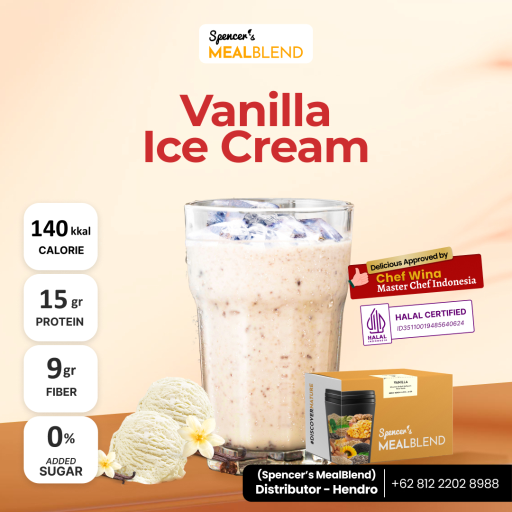 

Spencer’s MealBlend Multigrain | Vanilla Ice Cream | 100% Original | Solusi Langsing