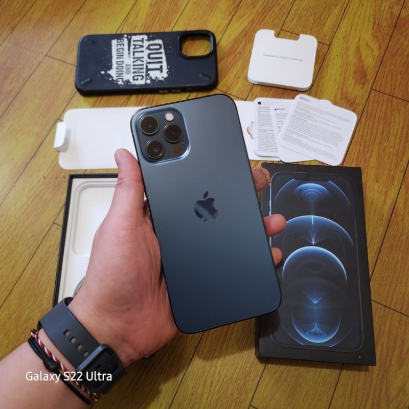 iPhone 12 Pro Max 256 Gb Resmi iBox Muluss Full Original HB 87%