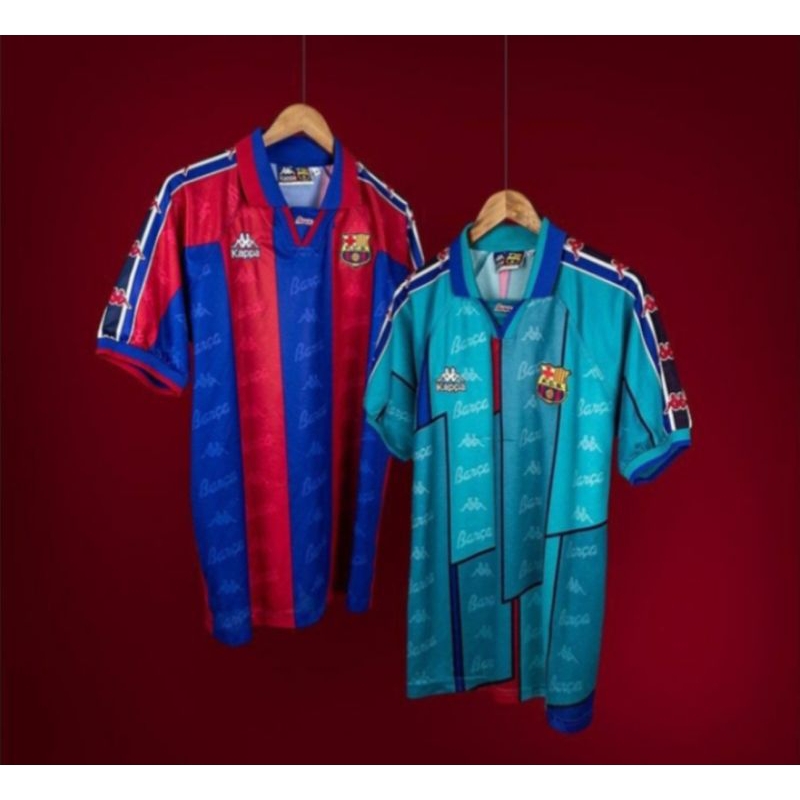 Jersey Retro FC Barcelona Jersey Home & Away 1995 - 1997
