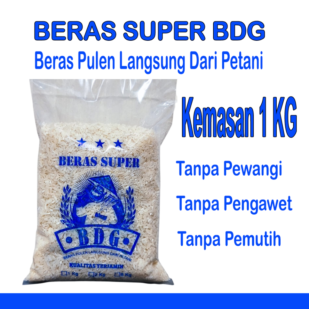 

Beras Super 1 Kg Murah Beras Pulen Langsung dari Petani Kemasan 1 Kg Murah