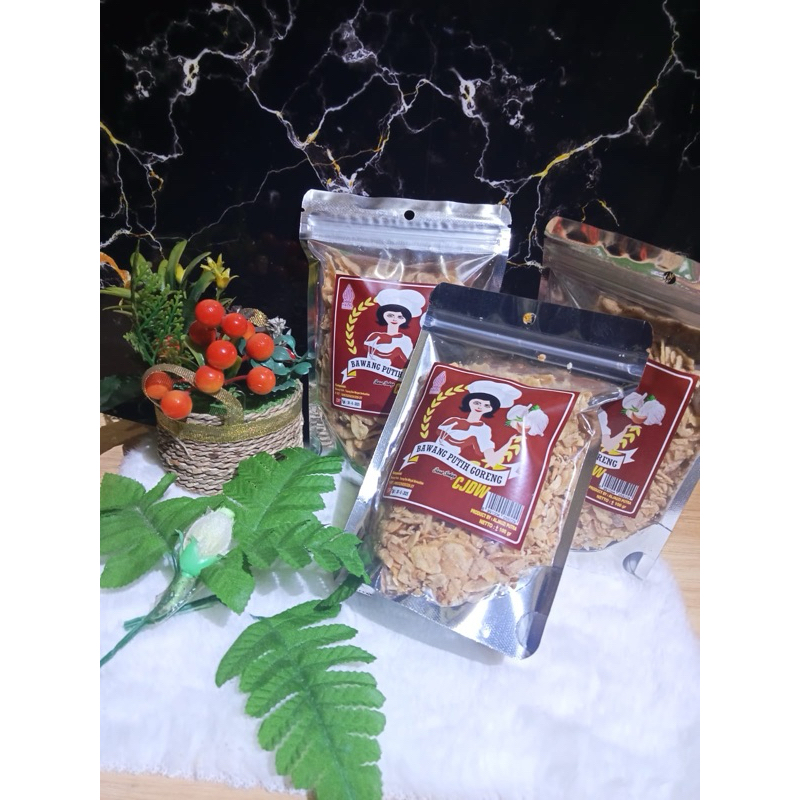 

BAWANG PUTIH GORENG PREMIUM 100 GRAM CJDW