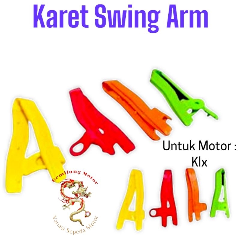 KARET ARM / KARET TAHANAN RANTAI KLX 150 / KARET BANTALAN RANTAI AREM KLX 150