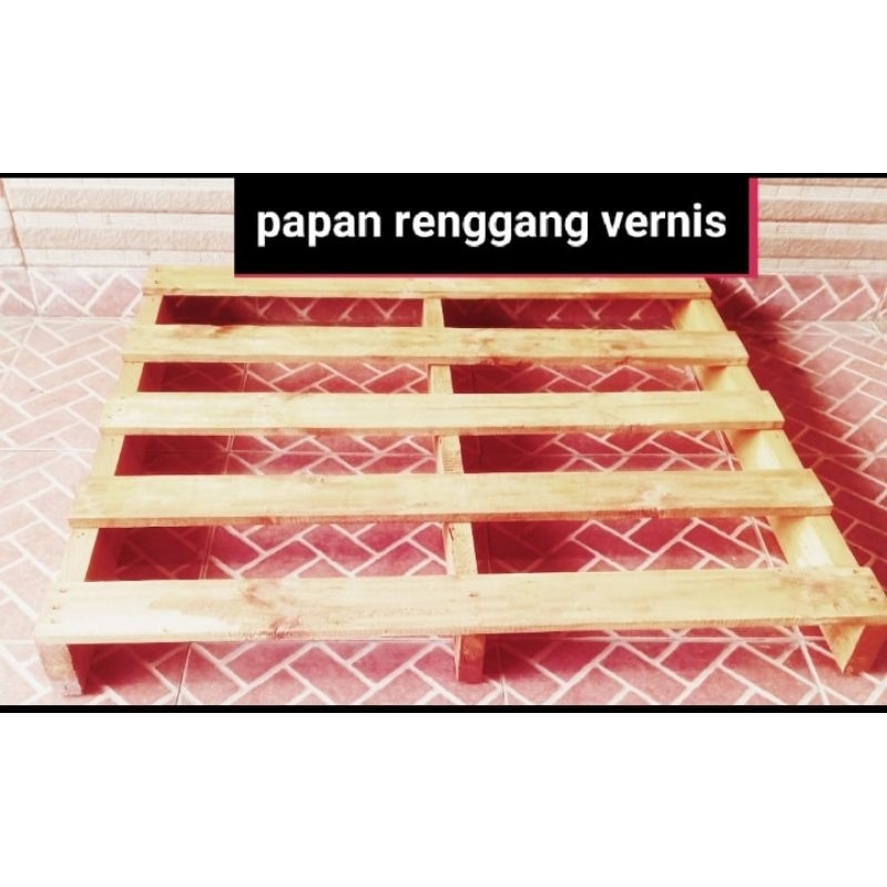 Dipan Palet kayu balok panjang ukuran 100x100