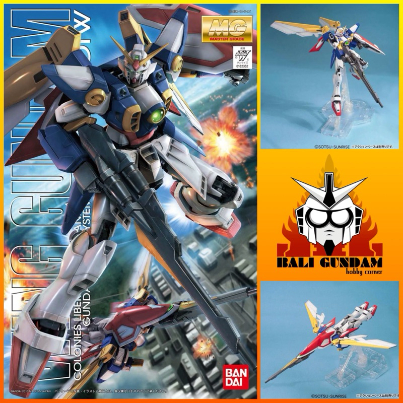 MG 1/100 XXXG-01W WING GUNDAM VER. TV Bali Gundam Hobby Corner Bandai Original