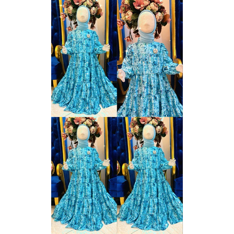 Gamis anak premium Jenna series Original syari anak mauma kids