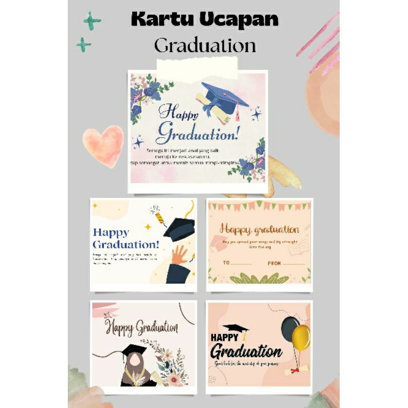 kartu ucapan wisuda graduation