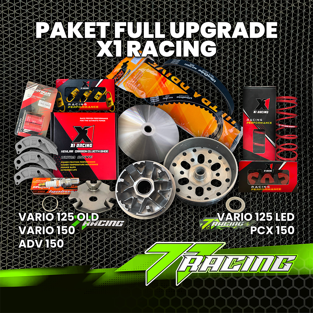 PAKET KIRIAN FULL UPGRADE X1 RACING VARIO 125 OLD-VARIO 150 PCX 150-ADV 150 PLATINUM RACING X1 RACIN