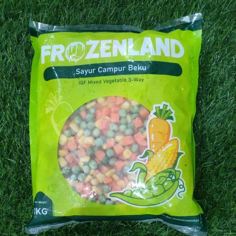

Frozenland mix vegetable kemasan 1kg