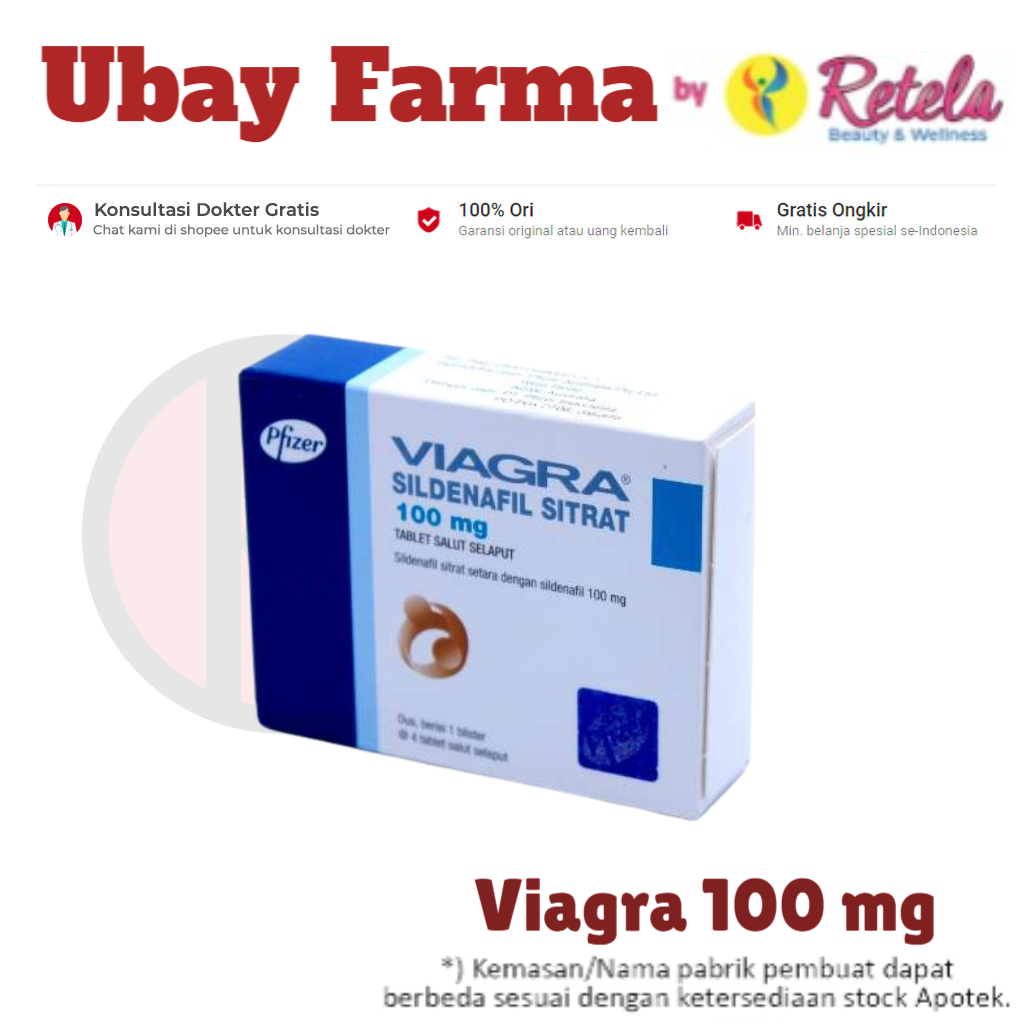 Viagra 100 mg Box 4 Tablet