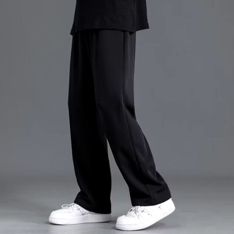 Celana Baggy Pria Sweatpants Kekinian | Celana Casual Loose Pants Korean Style Bahan Fleece