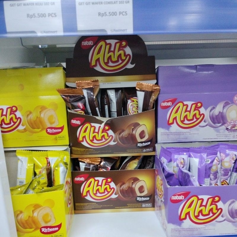 

NABATI AHH RASA KEJU,COKLAT,GOGUMA KOREA 4 GR 1 PACK ISI20