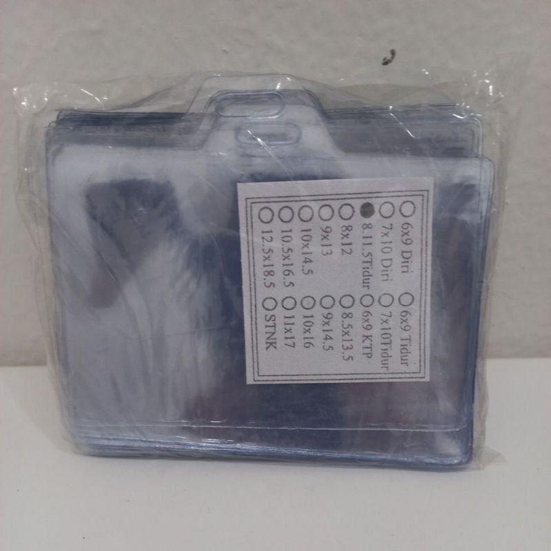

plastik panitia 8x11,5 tidur/harga untuk per pak (isi100 lembar)