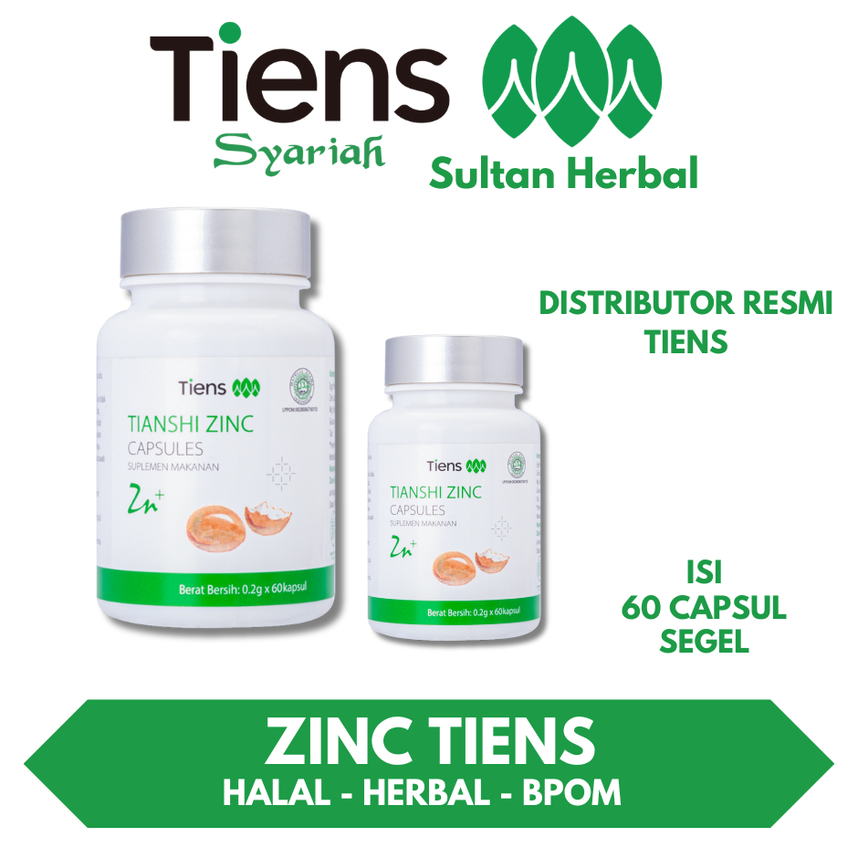 Tiens - Tiens Zinc Anak Suplemen Tambah Tinggi badan & Nafsu Makan Penggemuk Anak