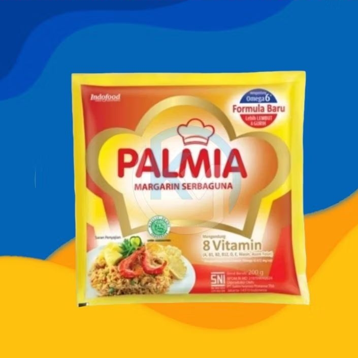 

MENTEGA/MARGARINE PALMIA MARGARINE SERBAGUNA KEMASAN 200GR