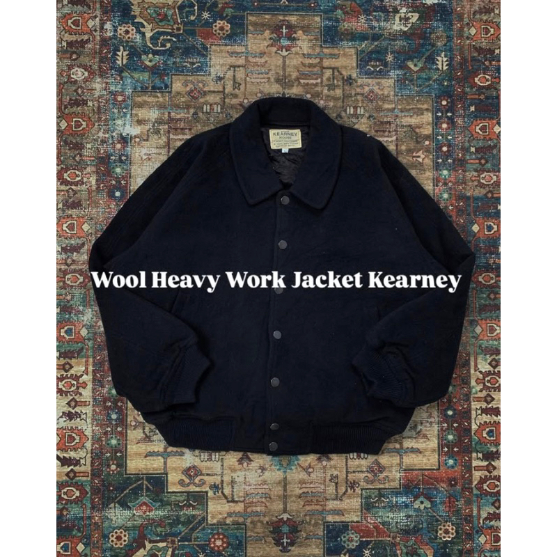 Wool Heavy Work Jacket by Kearney | Jacket Wool | Work wool Jacket