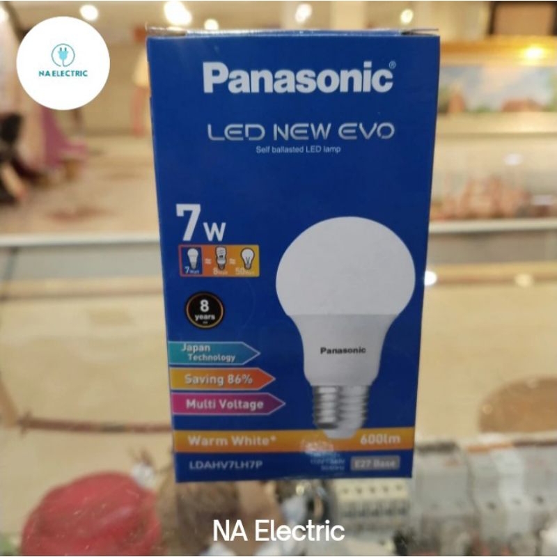 Lampu LED Bulb Panasonic New Evo 7Watt