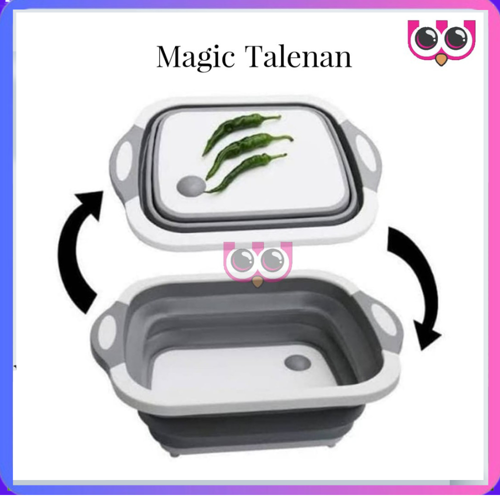 MAGIC TALENAN / BASKOM TALENAN LIPAT BESAR Talenan Lipat Baskom Multifungsi