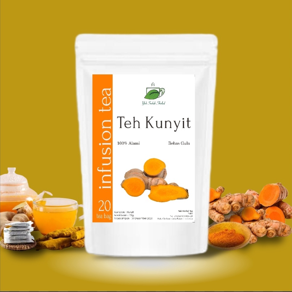 

TEH KUNYIT / TURMERIC TEA 100% organik {20 tea bag} *yuk seduh botanikal