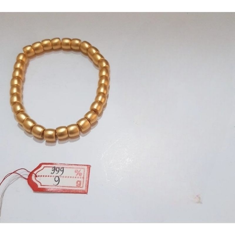 Gelang rantai emas 24k bola tabung