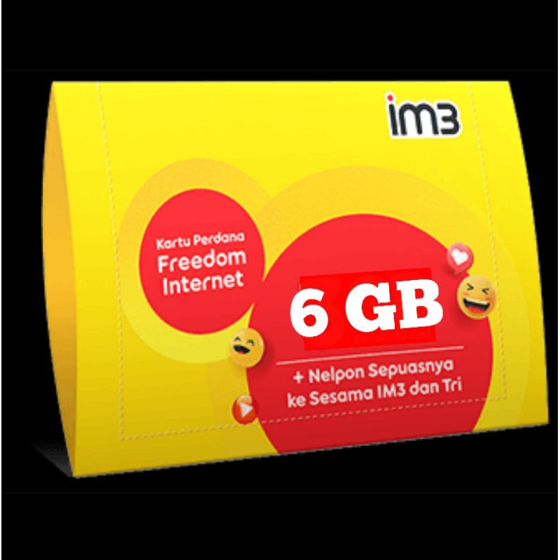 Kartu Perdana IM3 SP 6GB || Paketan Murah Indosat || Kartu 4G