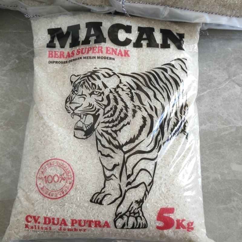 

Beras macan hitam 5 kg