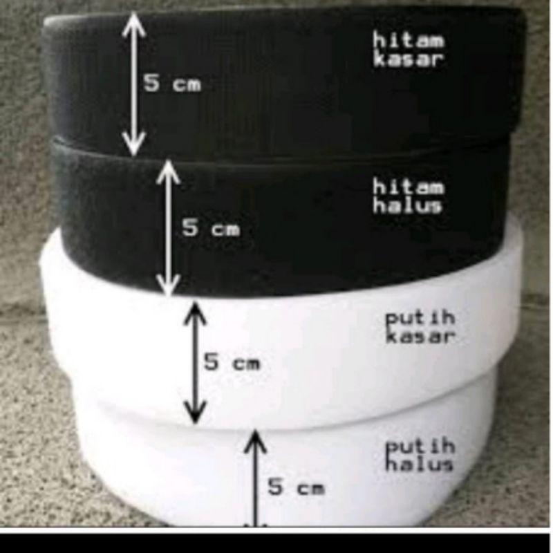 velcro 25mm 2,5cm meteran velcro perekat magic tape 25mm