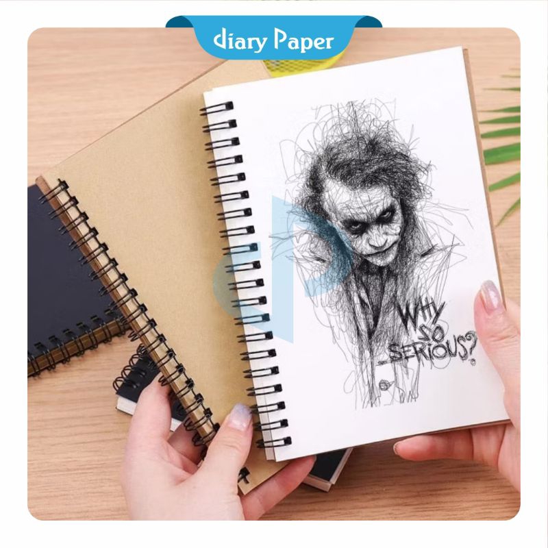 

Buku Sketsa Sketchbook Polos A6 Kraft isi 50 100 Halaman Brown Paper / Hvs / Book Paper Cream / Daily Jurnal Polos / Drawing Book