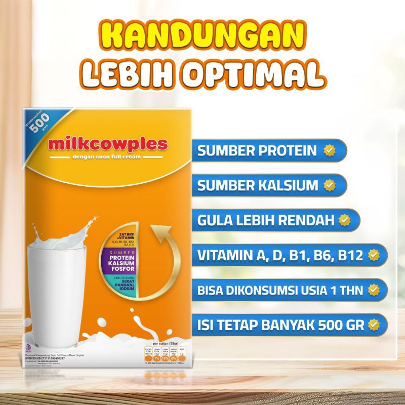 

(BPOM)MILKCOW SUSU SAPI ORIGINAL 100% FULLCREAM PENGGEMUK DAN PENINGGI