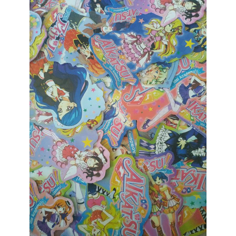 

stiker sticker aikatsu random grosir